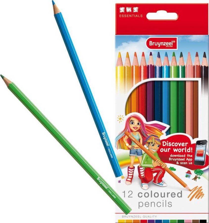 BRUYNZEEL Coloured Pencils Set 12
