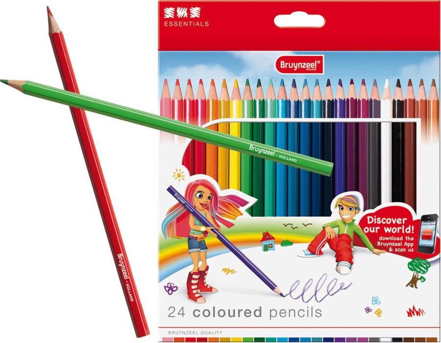 BRUYNZEEL Coloured Pencils Set 24