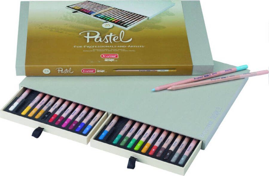 BRUYNZEEL design 24 pastelpotloden