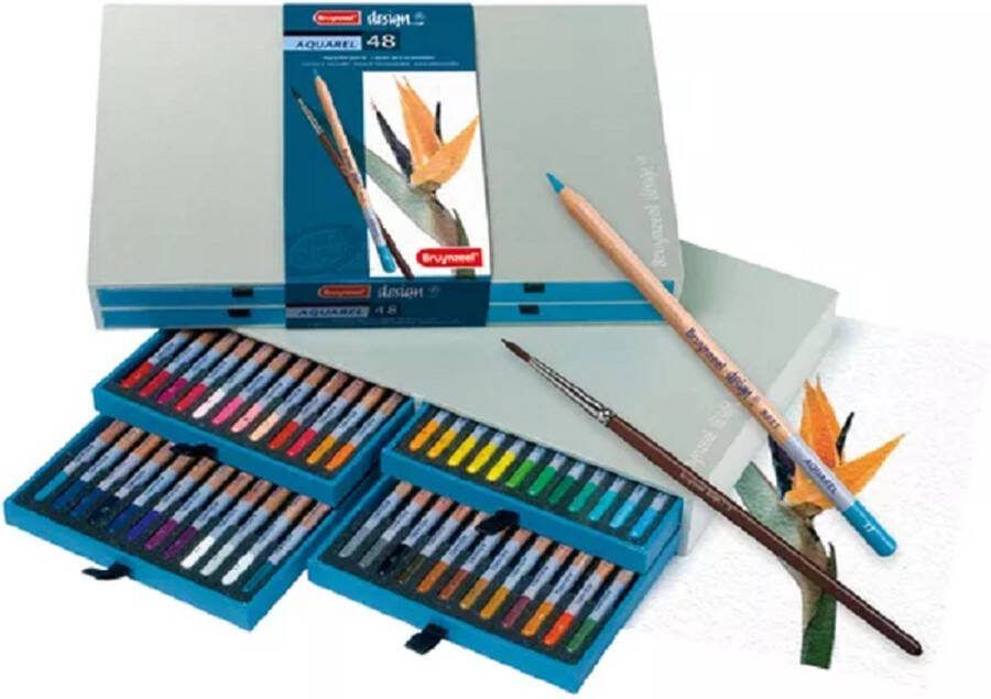 BRUYNZEEL design 48 aquarelpotloden