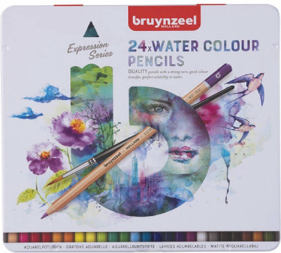 BRUYNZEEL expression blik 24 aquarelpotloden