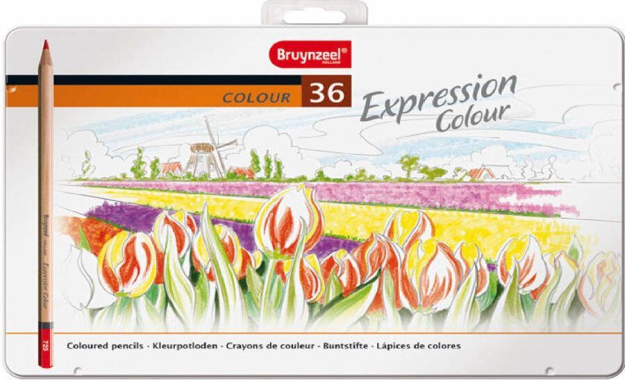BRUYNZEEL expression blik 36 kleurpotloden
