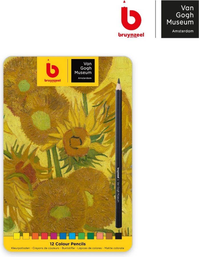 BRUYNZEEL Van Gogh Museum kleurpotloden set 12 stuks