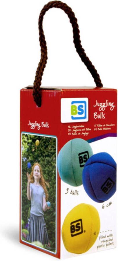 BS Toys Jongleerballen Actief Spel Jongleren 6cm 3 stuks