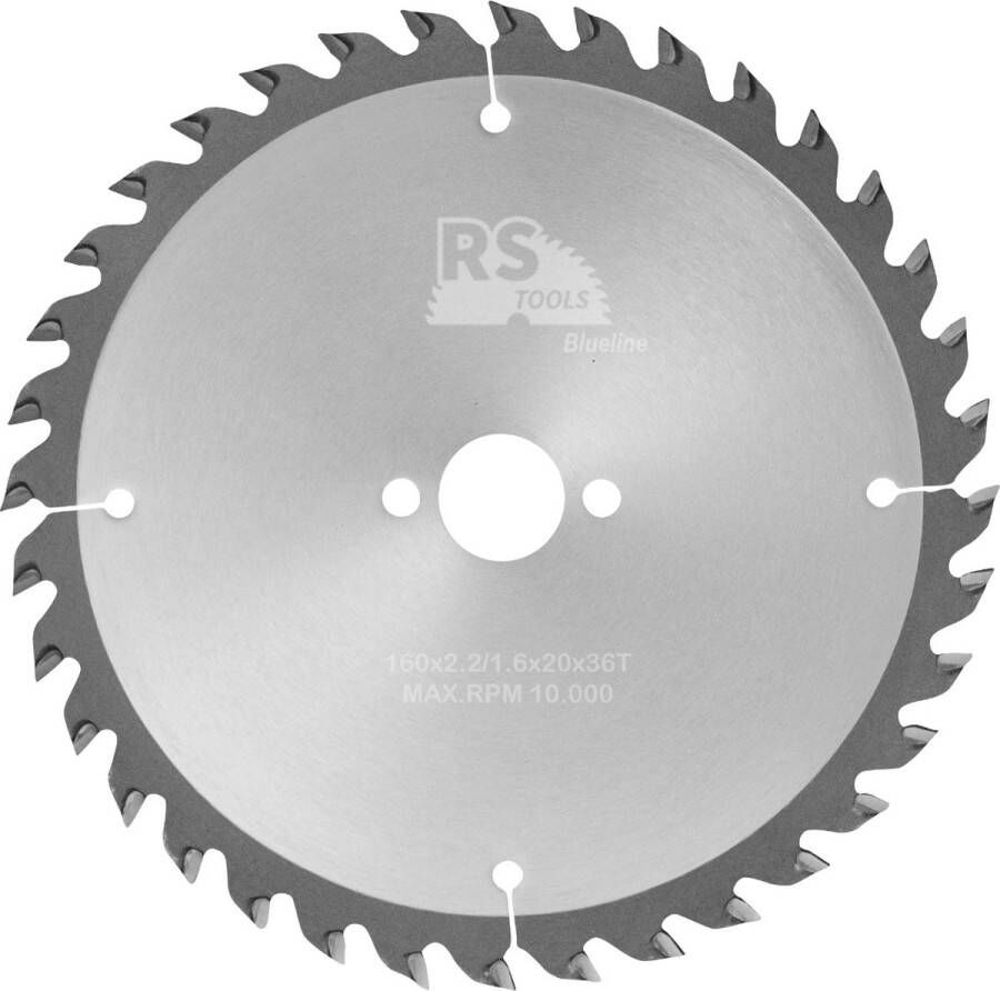 RStools BasicLine RStools HM cirkelzaag BasicLine Ø160 x 2 x 20 mm T=36 wisseltand