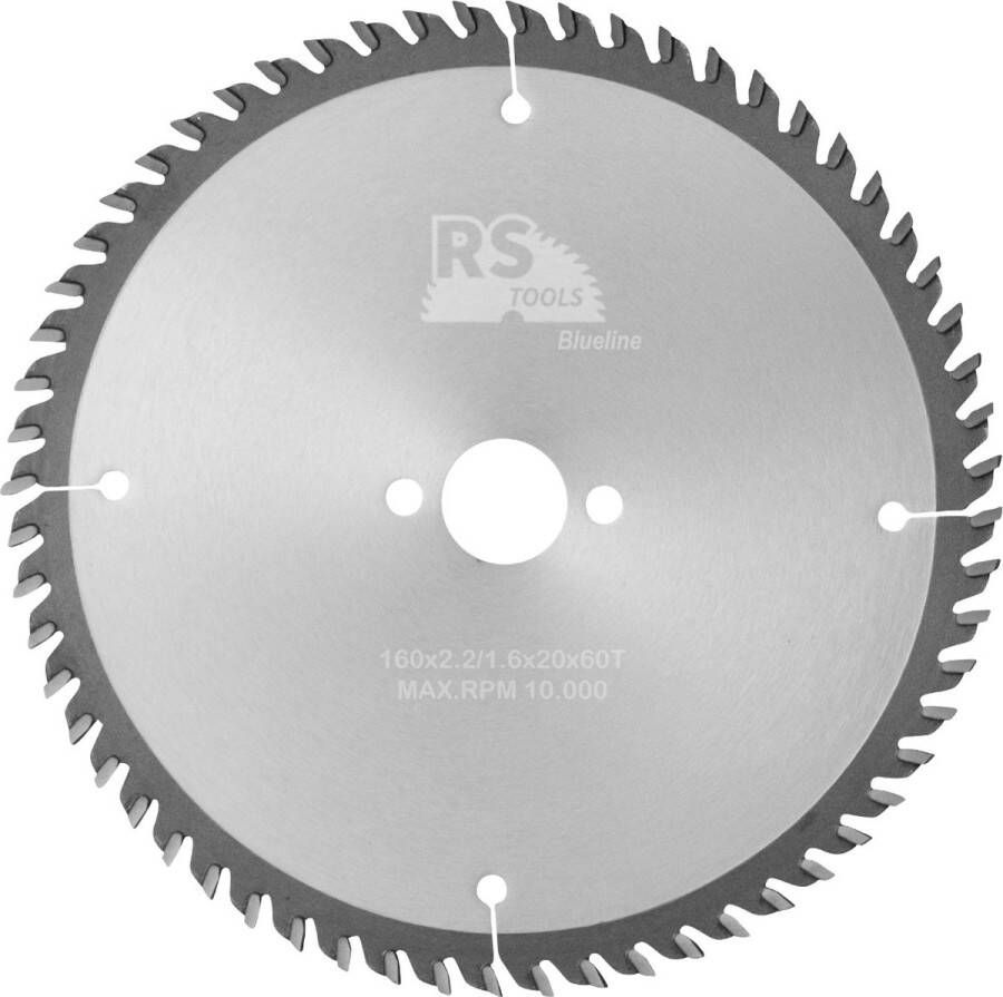 RStools BasicLine RStools HM cirkelzaag BasicLine Ø160 x 2 x 20 mm T=60 wisseltand