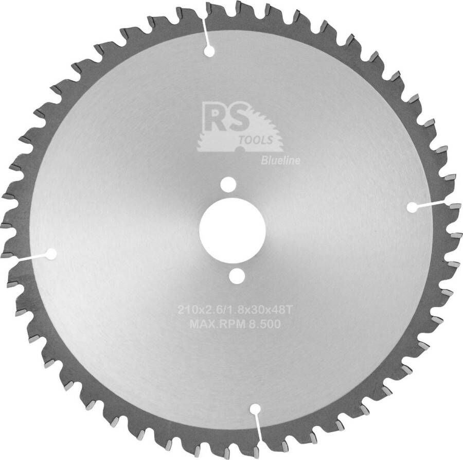 RStools BasicLine RStools HM cirkelzaag BasicLine Ø210 x 2 6 x 30 mm T=48 WZ negatief