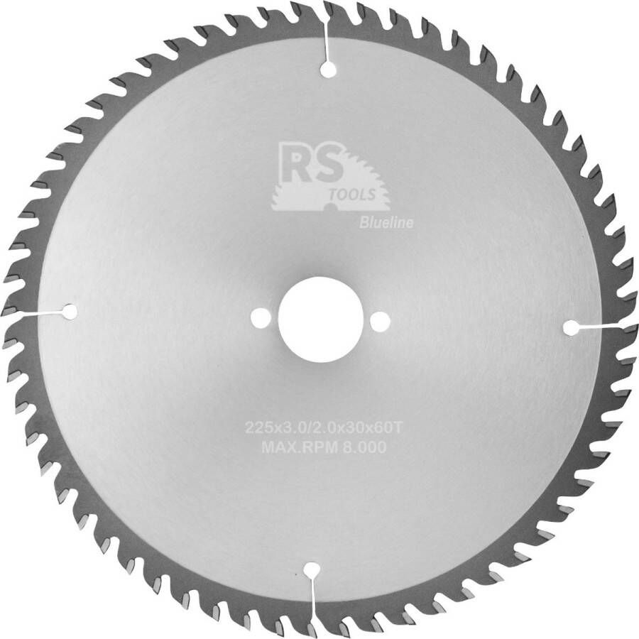 RStools BasicLine RStools HM cirkelzaag BasicLine Ø225 x 2 8 x 30 mm T=60 Laminaat HPL