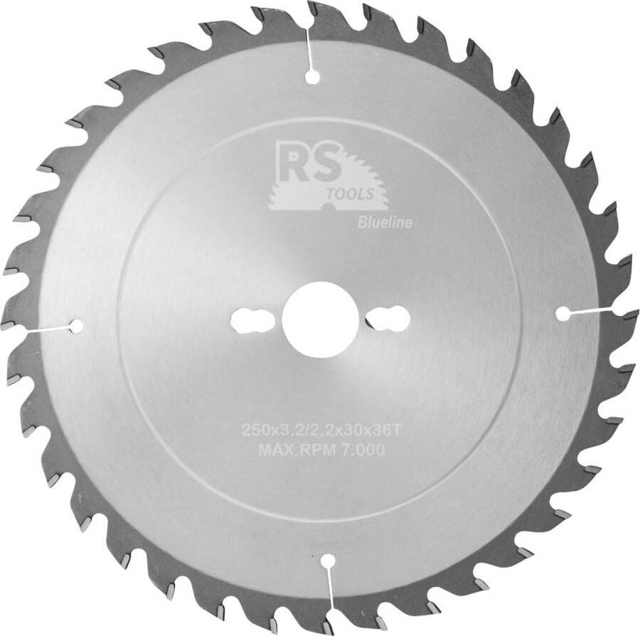 RStools BasicLine RStools HM cirkelzaag BasicLine Ø250 x 2 8 x 30 mm T=36 wisseltand