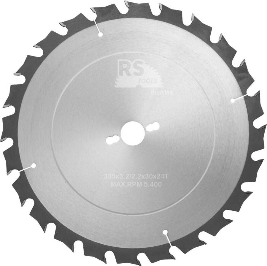 RStools BasicLine RStools HM cirkelzaag BasicLine Ø335 x 3 0 x 30 mm T=24 wisseltand (spaanbegrensd)