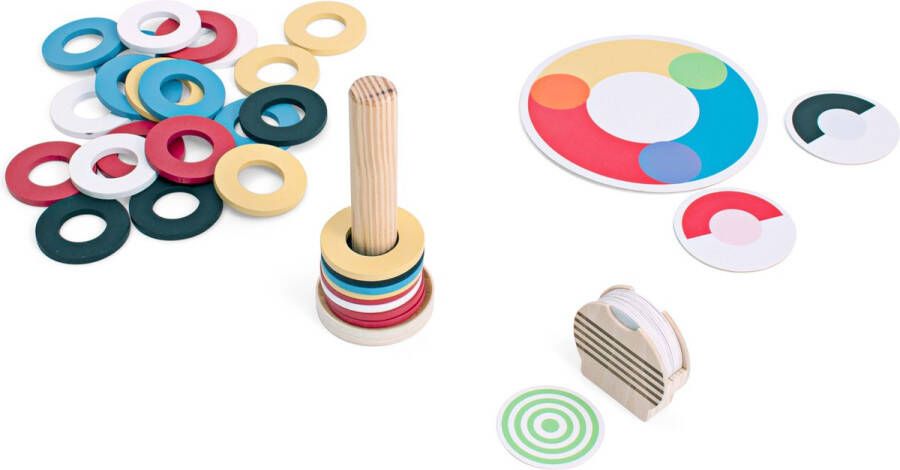 BS Toys Kleurcombinatie Race Spel Educatief Speelgoed Strategisch Actiespel Kinderspeelgoed Vanaf 4 Jaar 2 tot 4 Spelers
