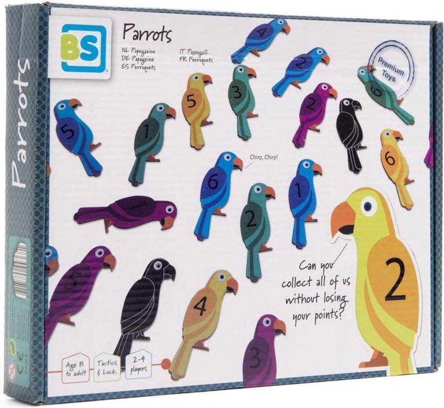 BS Toys Papegaaien Bordspel Vanaf 8 Jaar Educatief Spel