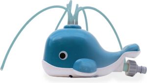 BS Toys Water Sproeiende Walvis Waterspeelgoed Kinderen Watersproeier Sproeiers Buitenspelen Tuinspeelgoed van Bioplastic Vanaf 3 jaar Blauw
