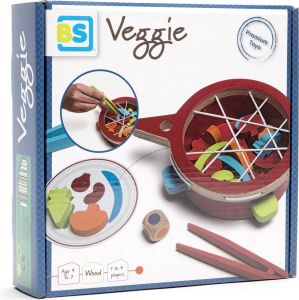 BS Toys Veggie Hout Groentespel Educatief Spel 31-delig 1 tot 4 spelers