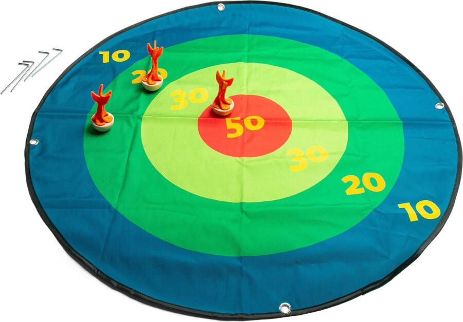 BS Toys BS XXL Park Darts Dartspel Kinderen Buitenspeelgoed FSC Speelgoed 6 jaar Hout & Textiel Actiefspel