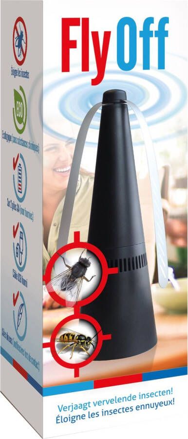 BSI Fly-Off Anti-Insectenventilator handig product voor op het terras of bij een barbecue