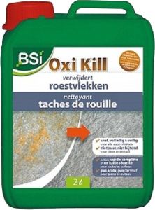 BSI Oxi kill Roestverwijderaar Anti-roest middel voor vlekken op metaal tegels terrassen en paden 2 l