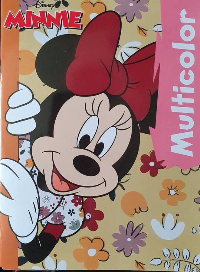 BSN Disney Minnie Mouse Multicolor kleurboek met voorbeeld in kleur