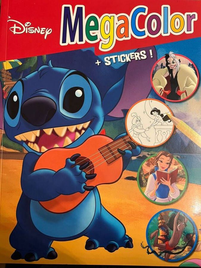 BSN kleurboek disney megaboek 120 kleurplaten