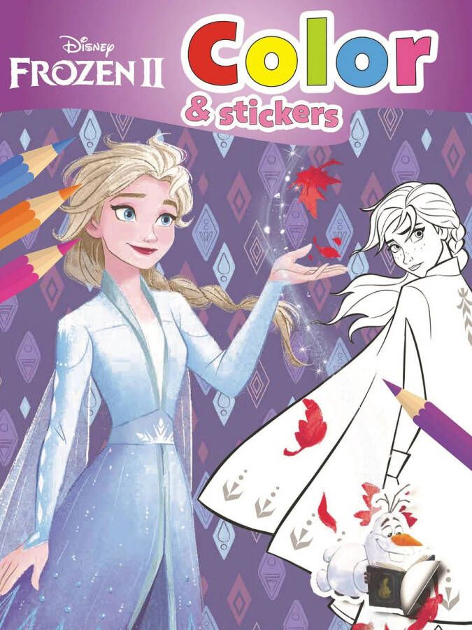 BSN kleurboek Frozen met stickers