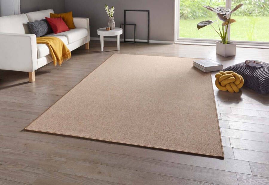 BT Carpet Effen vloerkleed Casual beige 140x200 cm