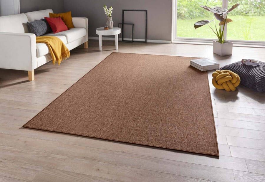 BT Carpet Effen vloerkleed Casual bruin 160x240 cm