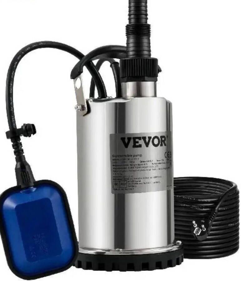 Btd Dompelpomp Water Overstroming Vijver Pomp Zwembad Vlotter Schoon Leeg Schakelaar Liters Pompen