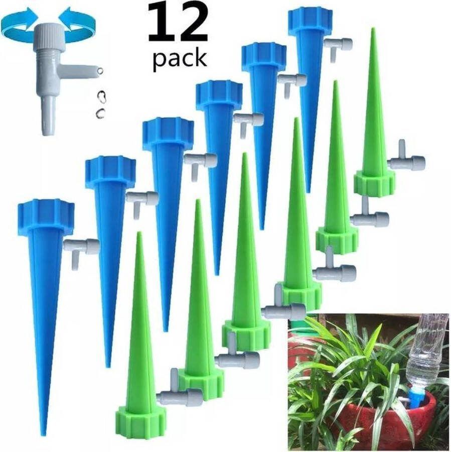 Btp 12 stuks plant bewateringssysteem Waterdruppelaar Druppelsysteem |Bewateringssysteem Bewateringsyteem Watergeefsysteem Plantenbol Automatische Gieter Water druppelaar Druppel systeem Water geef systeem Plantenbol