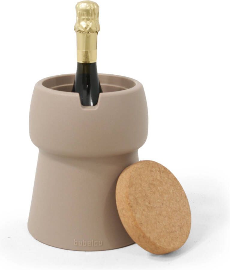 Bubalou Champ 1 bottle cooler wijnkoeler champagnekoeler Taupe's Touch