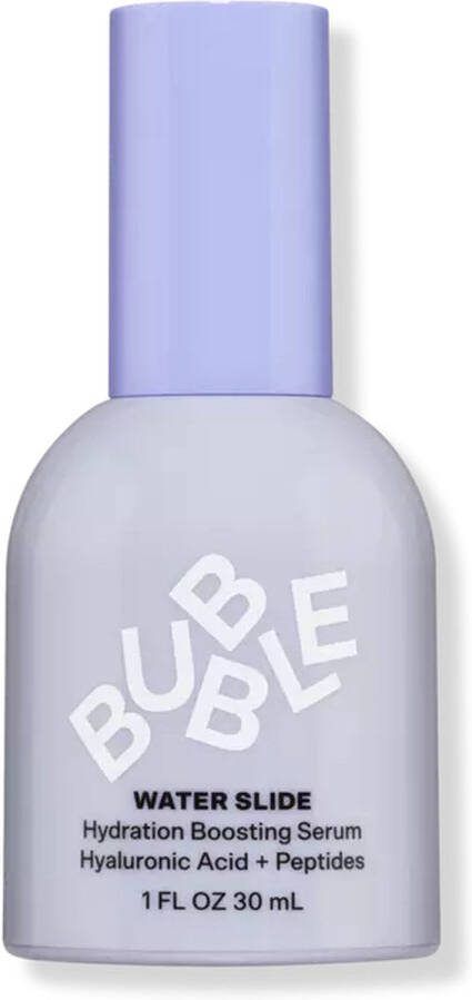 Bubble Skincare Water Slide Hydration Boosting Serum Hyaluronic Acid + Peptides Hyaluronzuur Hydraterend Gezichtsserum 30ml
