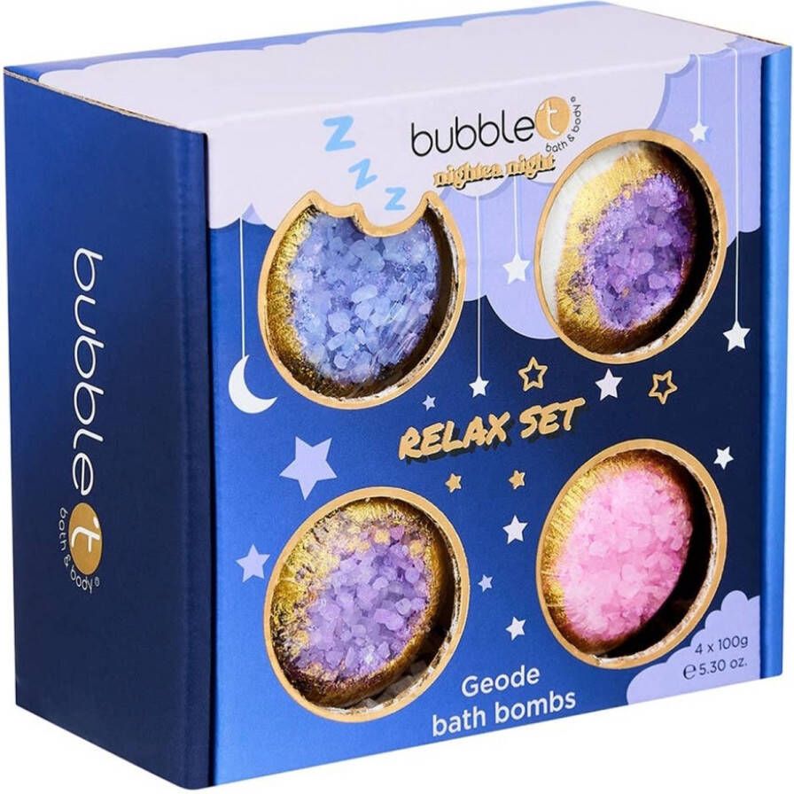 Bubble T Cosmetics bruisballen geode geschenk set van