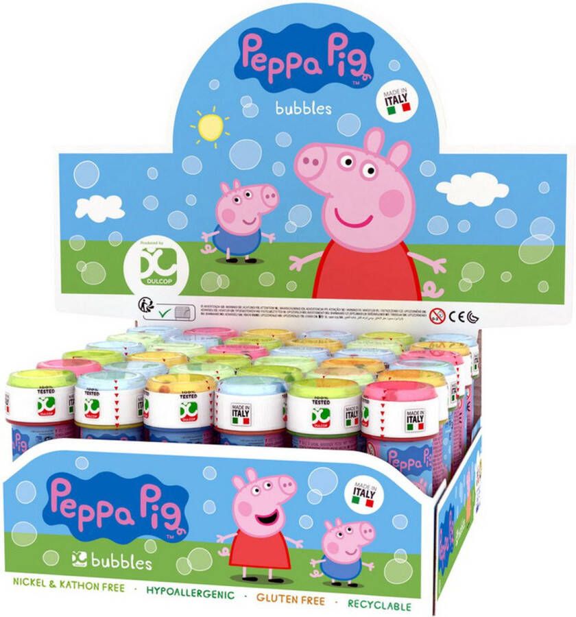 Bubble World Bellenblaas Peppa Pig 36 stuks Bellen blazen Kinderverjaardag