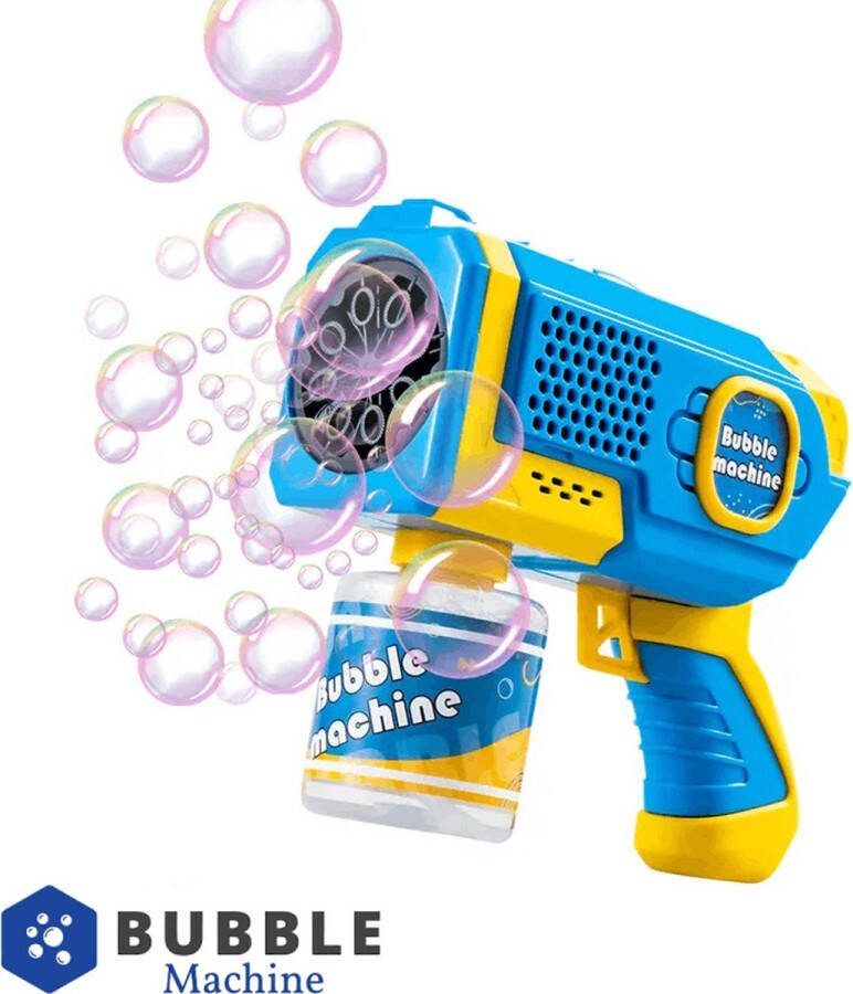 Bubblemachine LED Bubble Machine Original bubble gun bellenblaas machine bellenblaas geweer 5000 bubbles met LED lights Speelgoed BLAUW