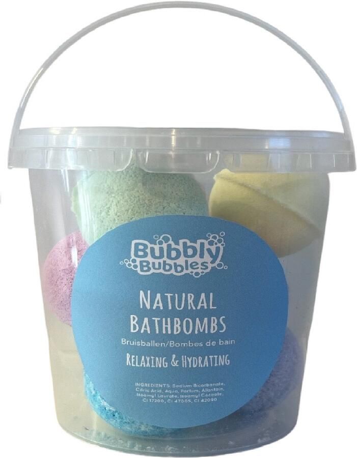 BubblyBUBBLES Natuurlijke Bruisbal 12 stuks Kleuren gemengd