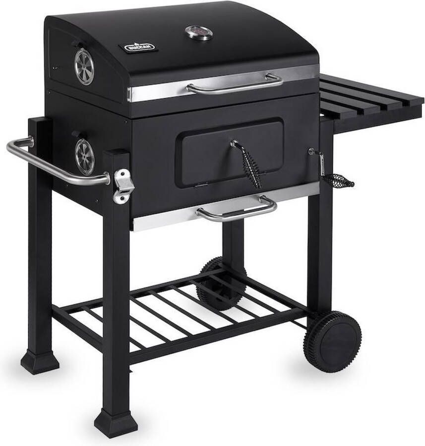 Buccan BBQ Lockhart Solid Burner Houtskool babecue Zwart