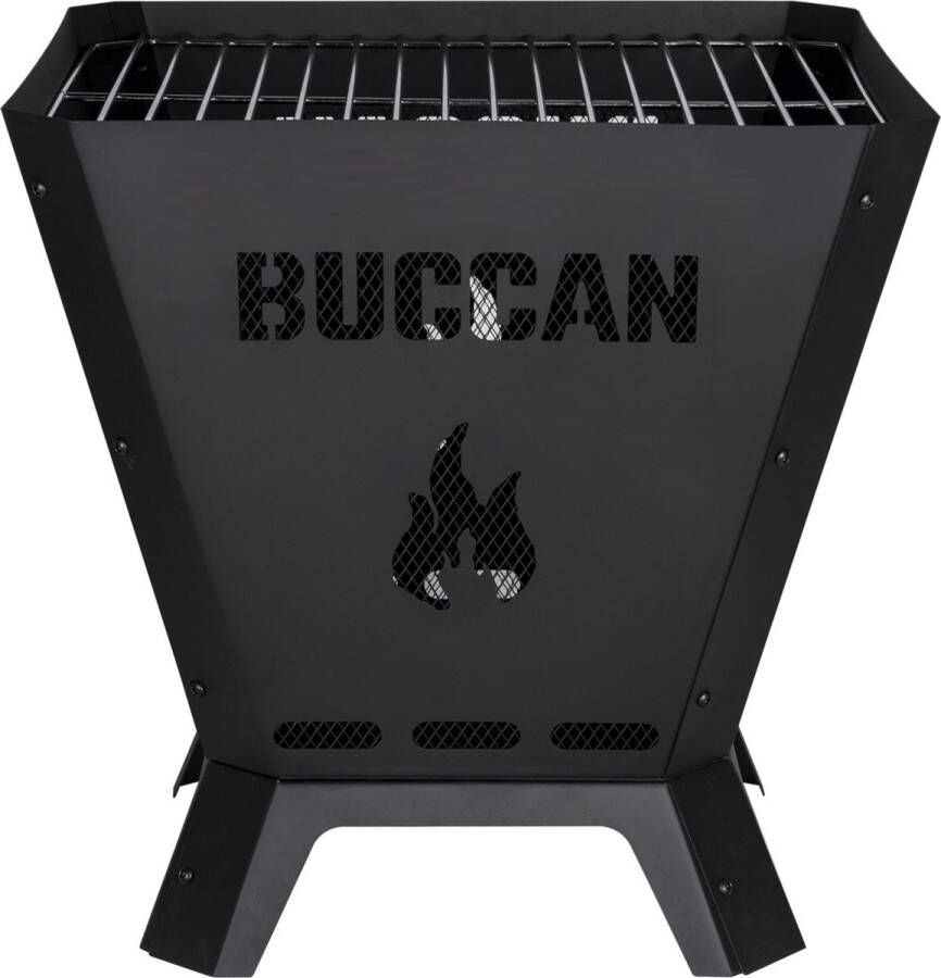 Buccan BBQ Vuurkorf The Bin Met Grillrooster 50 cm hoog