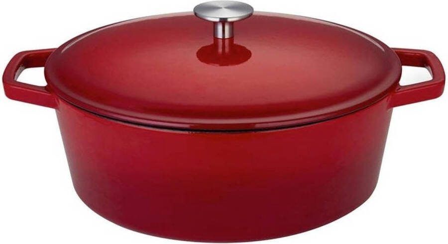 Buccan Hamersley Buccan Hamersley Gietijzeren pannenset Braadpan 29cm Rood