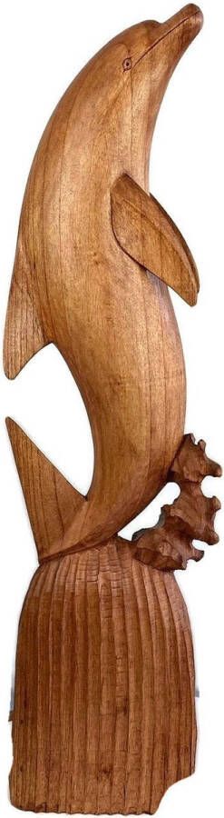 BuddhaShop houten beeld handgemaakt beeld unique vintage style houten dier