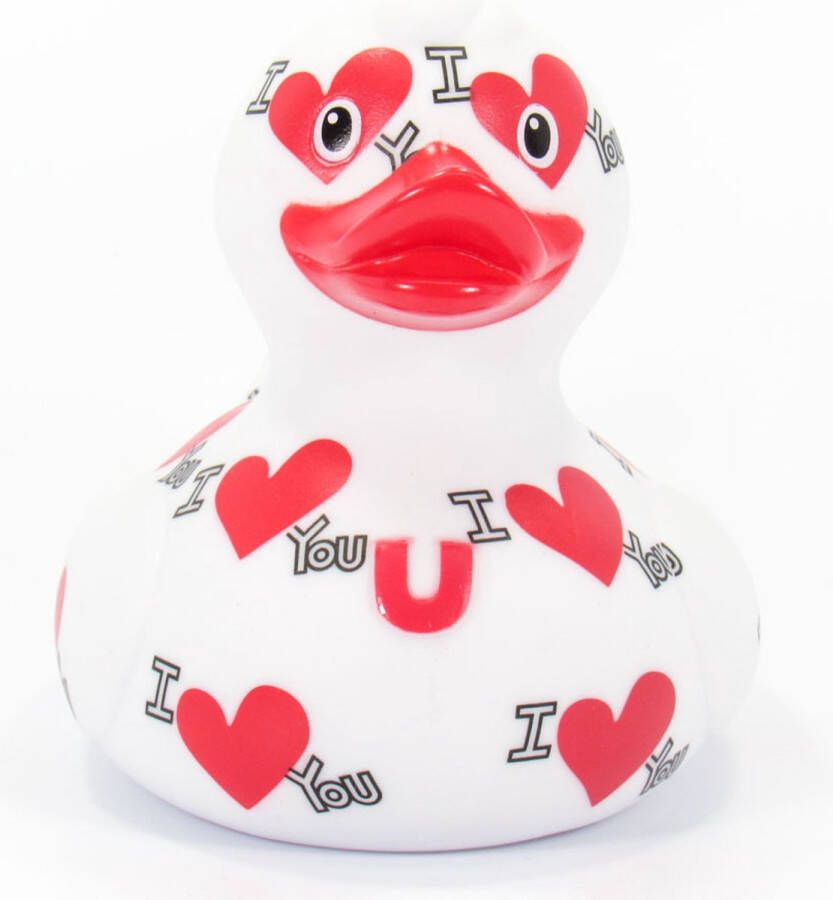 BUDDUCK.COM BudDuck Luxury Badeendje I Love You Duck -Badspeelgoed