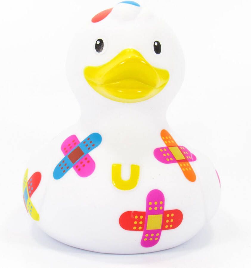 BUDDUCK.COM BudDuck Luxury Badeendje Ouchie Duck Badspeelgoed