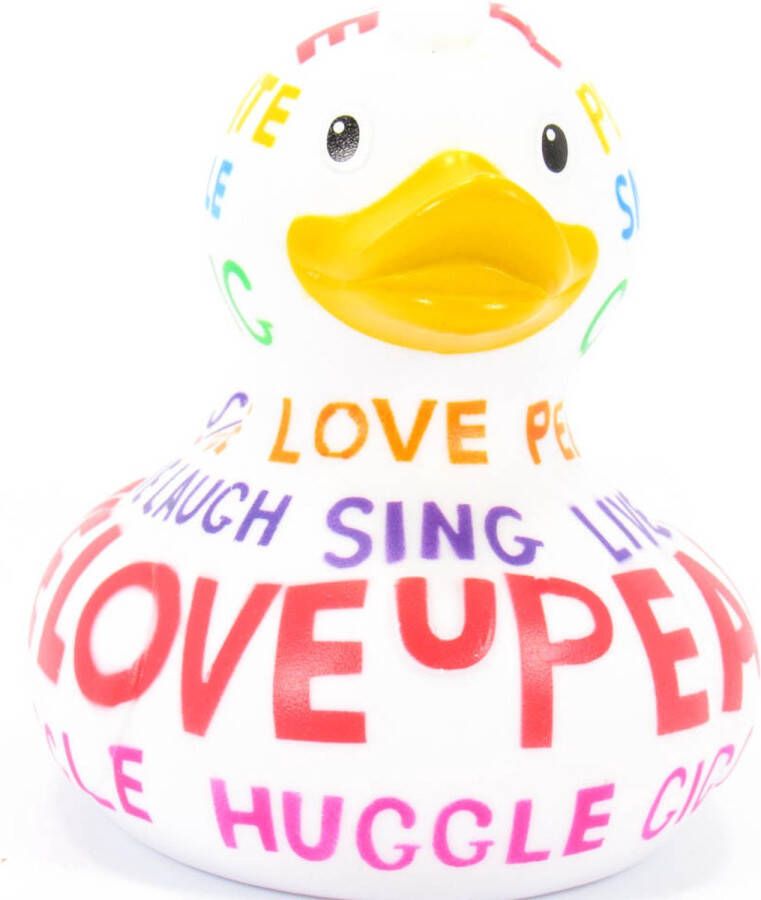 BUDDUCK.COM BudDuck Luxury Badeendje Positive Poem Duck Badspeelgoed