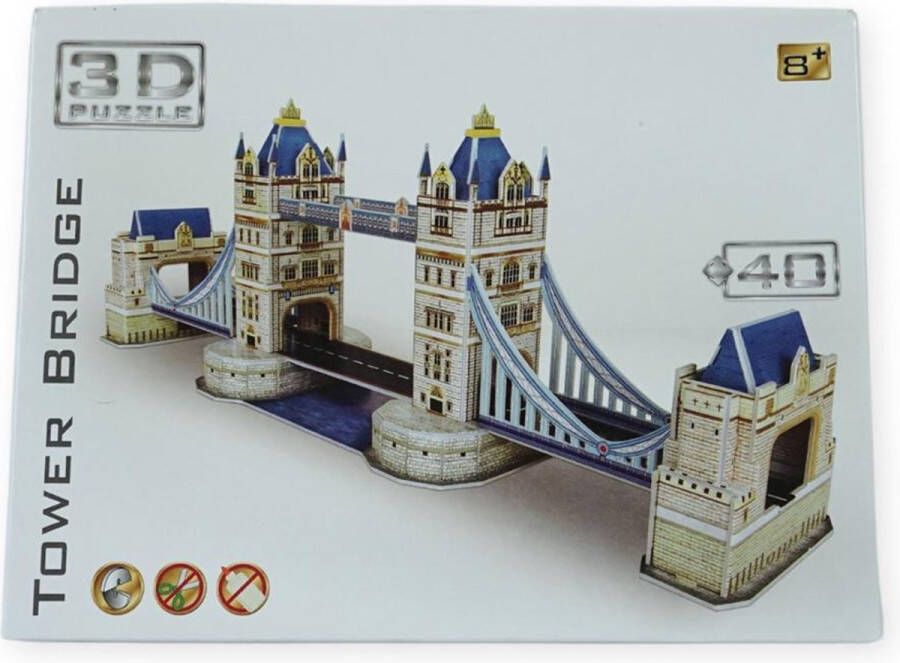 Budgetland 3D Puzzel Tower Bridge Bouwpakket Bouw pakket