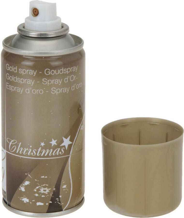 Budgetland Goudspray voor Kerstdecoraties 150 ml