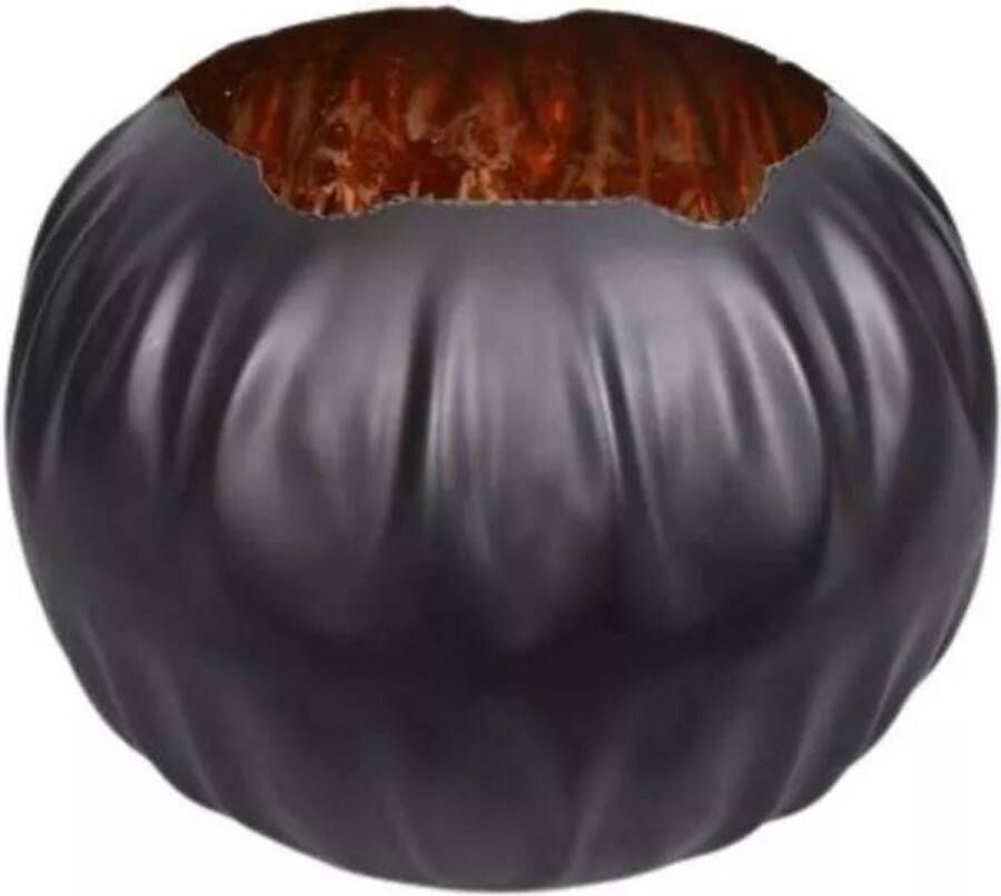 Budgetland Pot Marrakech Zwart 20 cm Bloempot Windlicht decoratieve pot