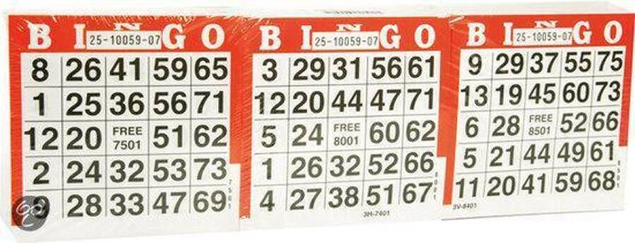Engelhart Bingo Kaarten 1500 vel