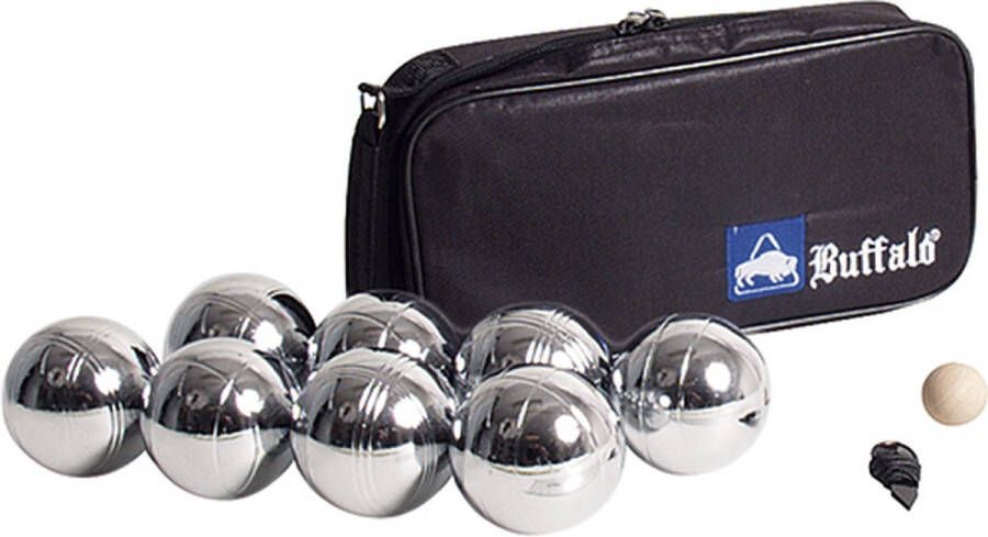 Buffalo Jeu de Boules Set Metaal (8st.)