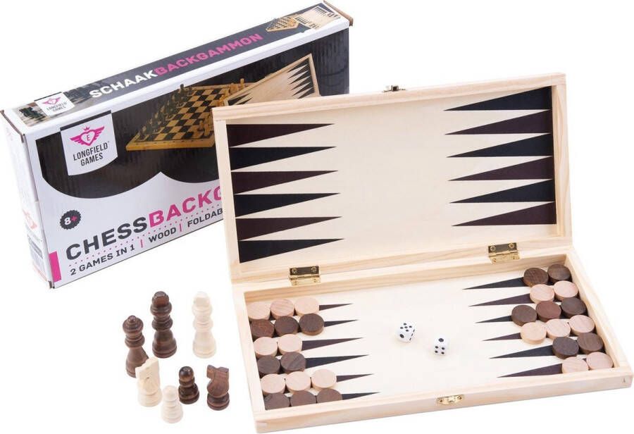 Buffalo Schaak Backgammon set Schaak- backgammon set