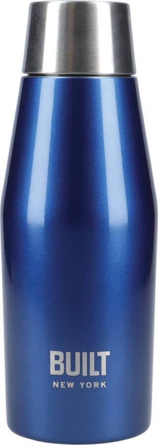 BUILT New York Mini Dubbelwandige Apex Fles 0.33 L Nachtblauw | Perfect Seal