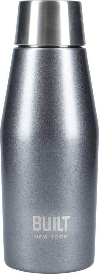 BUILT New York Mini Dubbelwandige Apex Fles 0.33 L Zwart | Perfect Seal