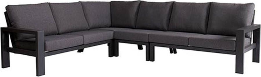 Buitengewoon Boet Benton Hoek Loungebank Antraciet